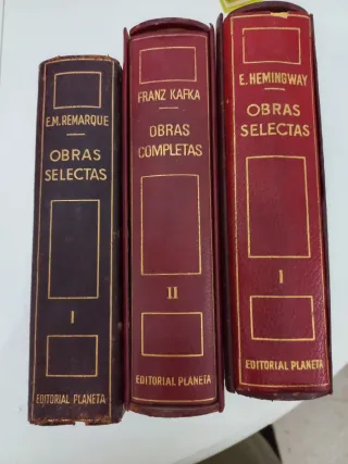 Libri antichi di Remarque, Kafka e Hemingway