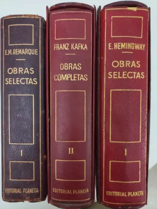Libri antichi di Remarque, Kafka e Hemingway