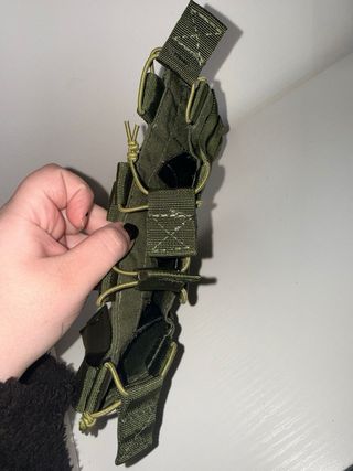 Pannello porta caricatori softair verde