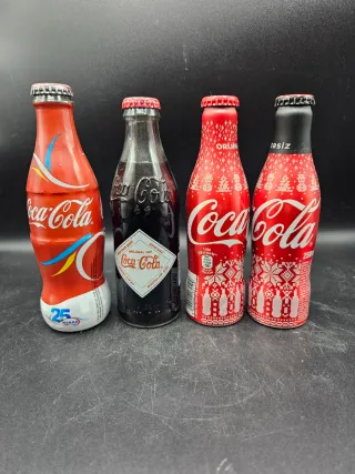 Coca Cola Bottiglie Set 4 Pezzi