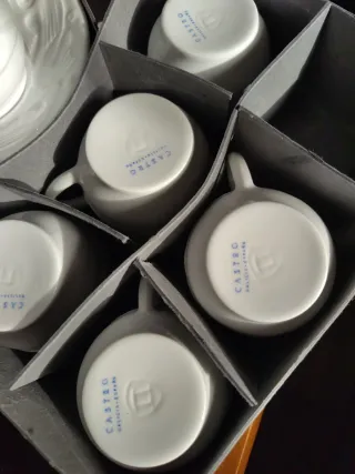 Juego café Castro porcelana años 70