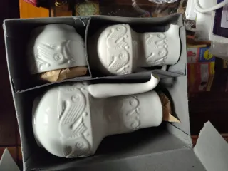 Juego café Castro porcelana años 70