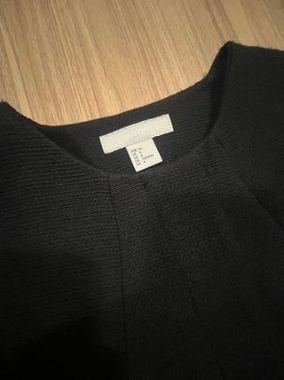 Abrigo H&M negro talla 34