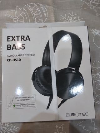 Auriculares stereo EUROTEC CD-HS10 Extra Bass