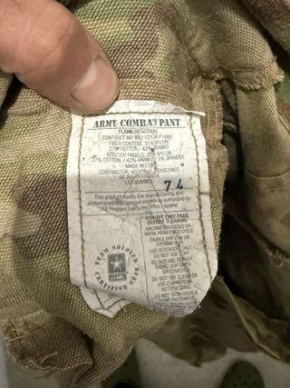 Massif Combat Pants US Army