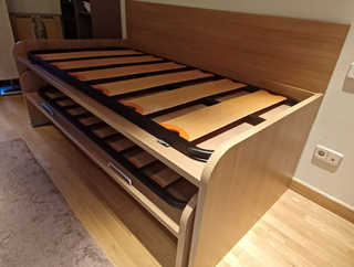 Cama nido doble madera + cajones