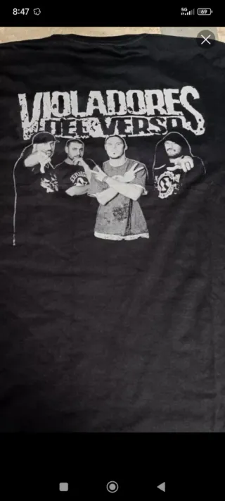 Camiseta Violadores del Verso Talla M