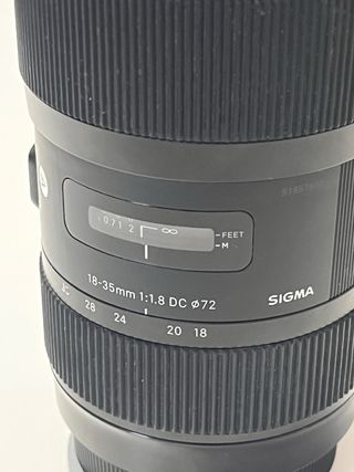 Objetivo sigma art luminoso apsc