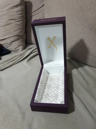 Joyero Xerjoff Morado con X Dorada