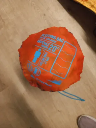 Saco de dormir infantil naranja