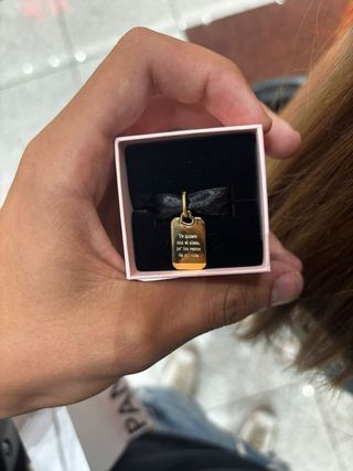 Colgante Pandora Oro Personalizado