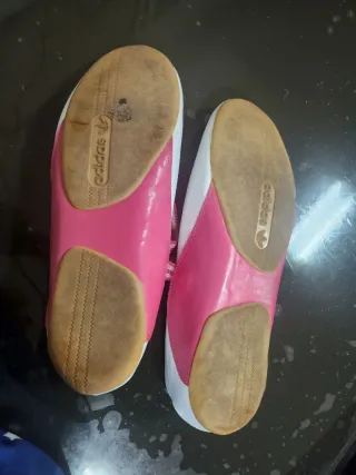 Bailarinas Adidas Mary Jane Piel Blanca