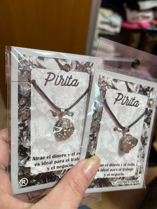 Colgante Pirita Atrae Dinero y Éxito