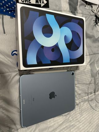 iPad Air 4 64GB Wifi + Celular Azul + Pencil