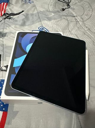 iPad Air 4 64GB Wifi + Celular Azul + Pencil