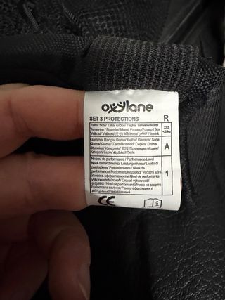 Protecciones patines Oxelo (rodillas y muñecas)