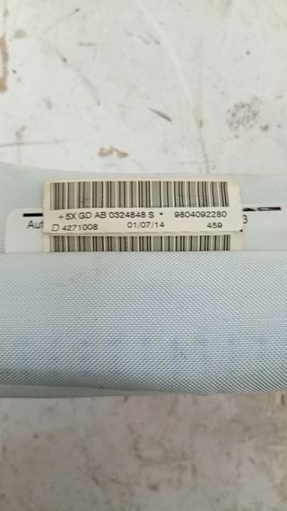 AIRBAG CORTINA DELANTERO DERECHO PEUGEOT 208 (P2)