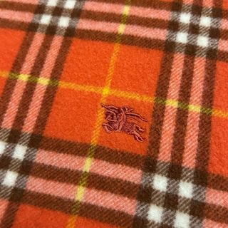 Bufanda Burberry Naranja Lana Unisex