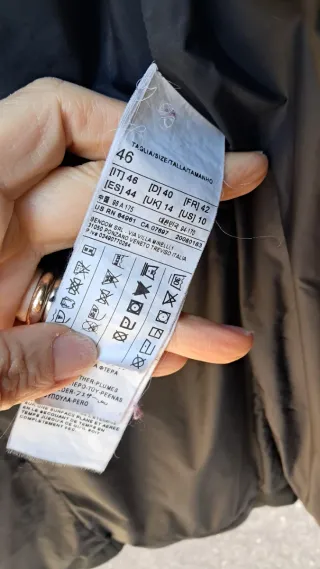 Piumino donna lungo con cappuccio