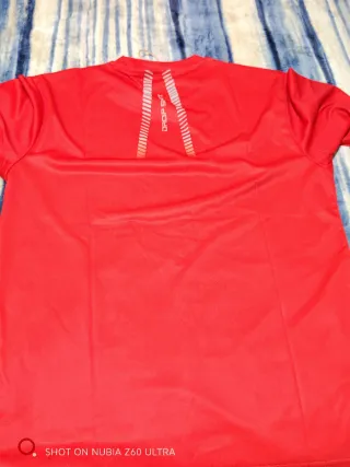 Camiseta pádel Drop Shot Roja