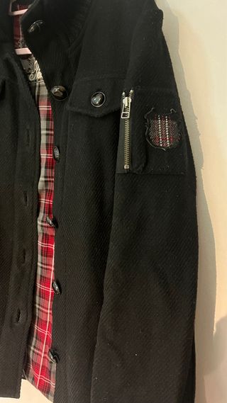 Chaqueta Mango 3/4 Negra Mujer