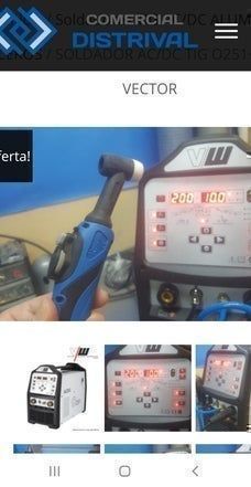Soldadora TIG AC/DC Vectorweld O251 y PlasmaSoldad