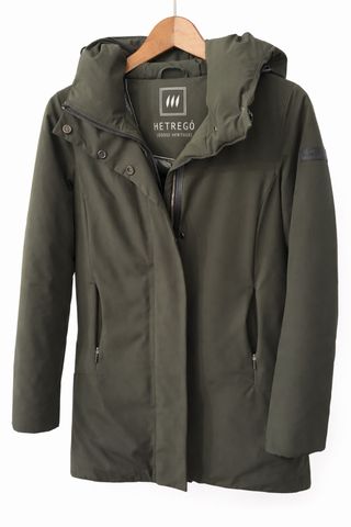 Plumas Hetregó Mujer Verde Entallado