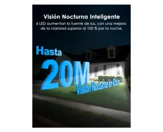 Cámara ANRAN 2 Lentes PTZ 360°/180°