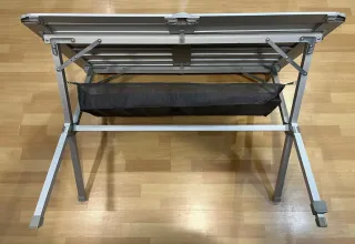 Mesa plegable camping aluminio