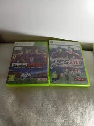 Lote de juegos Xbox 360: FIFA y PES