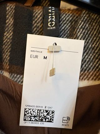 Chaqueta H&M cuadros talla M