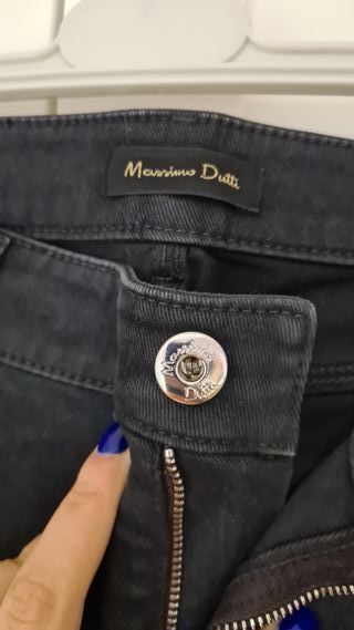 Pantalón Massimo Dutti Negro Talla 40