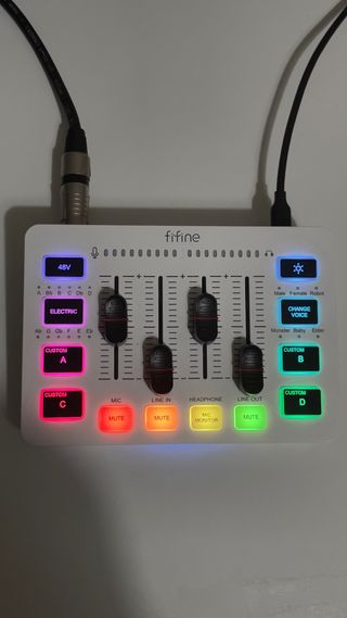 FIFINE SC3 AmpliGame Mezclador Audio