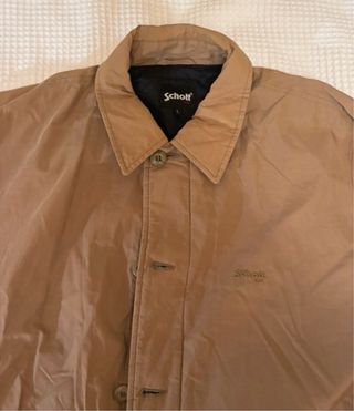 Gabardina Schott impermeable marrón