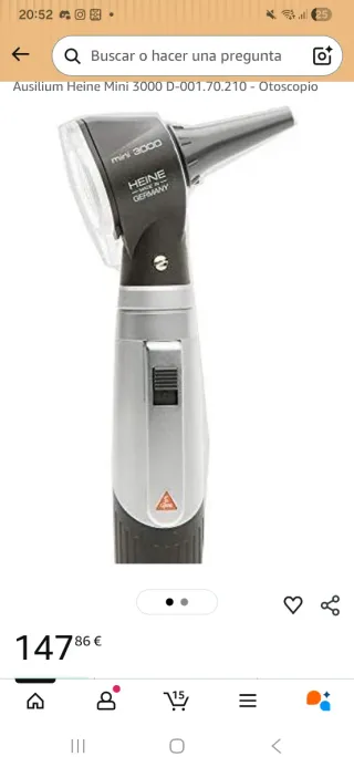 Otoscopio Heine Mini 3000 D-001.70.210