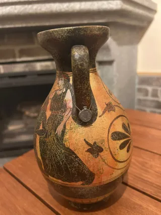 Jarrón Griego Clásico Reproducción Artesanal