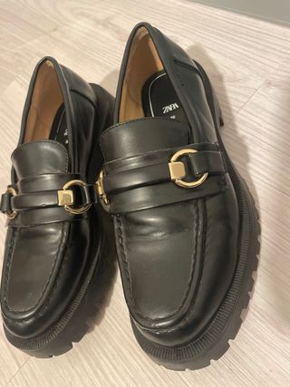 Mocasines Zara Plataforma Talla 36