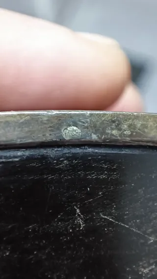 Caja Rapé Siglo XIX Cuerno y Plata