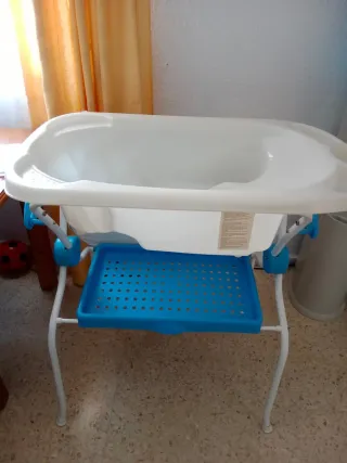 Bañera bebé con cambiador