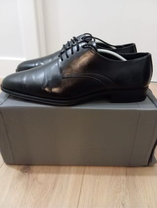 Zapatos de vestir Zara hombre negros 43