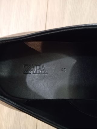 Zapatos de vestir Zara hombre negros 43