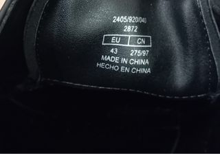 Zapatos de vestir Zara hombre negros 43