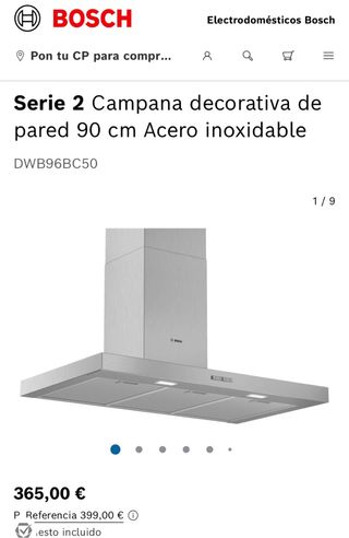 Campana extractora BOSCH
