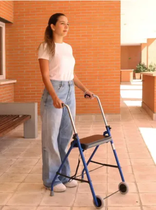 Andador Plegable Azul