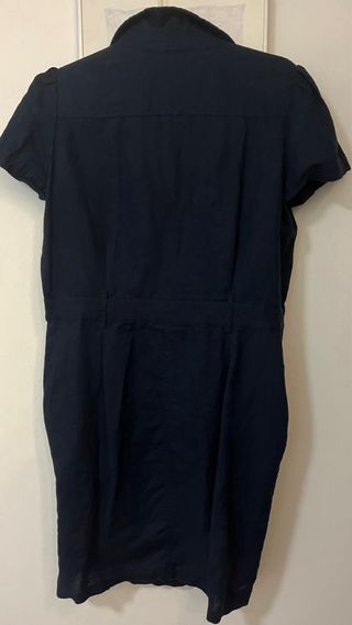 Vestido Mango Azul Marino Talla XL