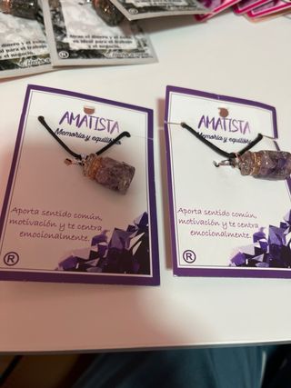 Colgante Amatista Botella