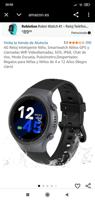 Reloj inteligente sim