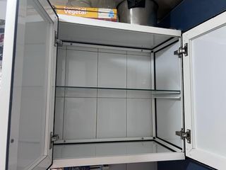 Muebles de cocina aluminio y cristal