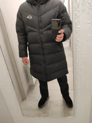 Abrigo Nike Negro Talla L