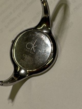 Reloj Calvin Klein Pulsera Rígida Negro/Plata